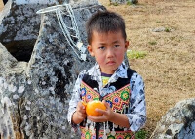 Laos orange boy