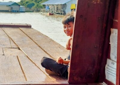 Boat boy Laos