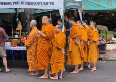 Thai monks Bangkok